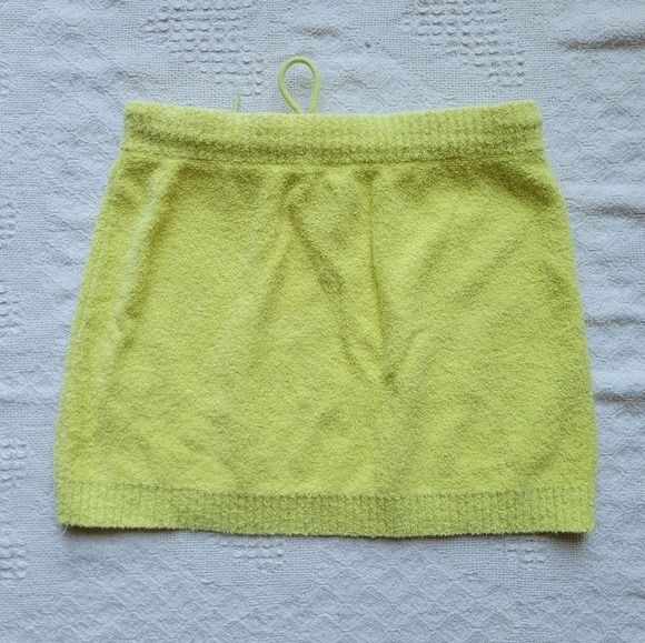 Theory, Towel Textured Bright Beach Mini Skirt - Picture 4 of 8